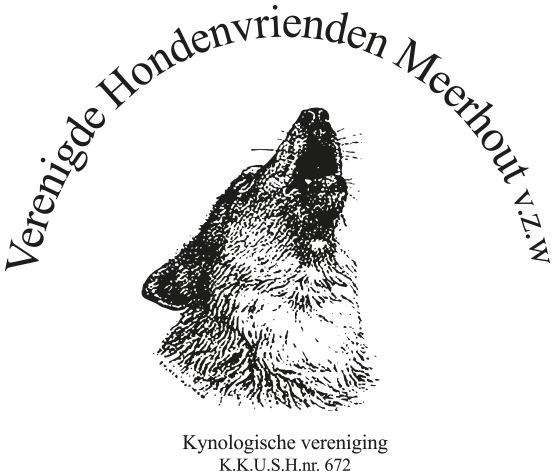 logo verenigde hondenvrienden meerhout